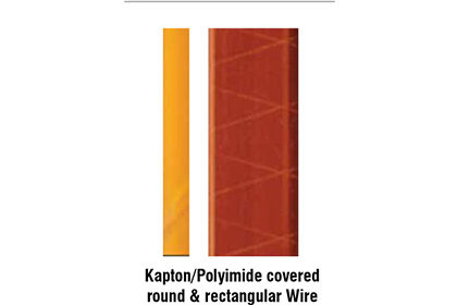 KAPTON® / Polyimide covered sintered Round/ Rectangular wire